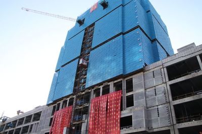 山東金牛建材市場(chǎng)主體封頂，專業(yè)建材家居市場(chǎng)再升級(jí)